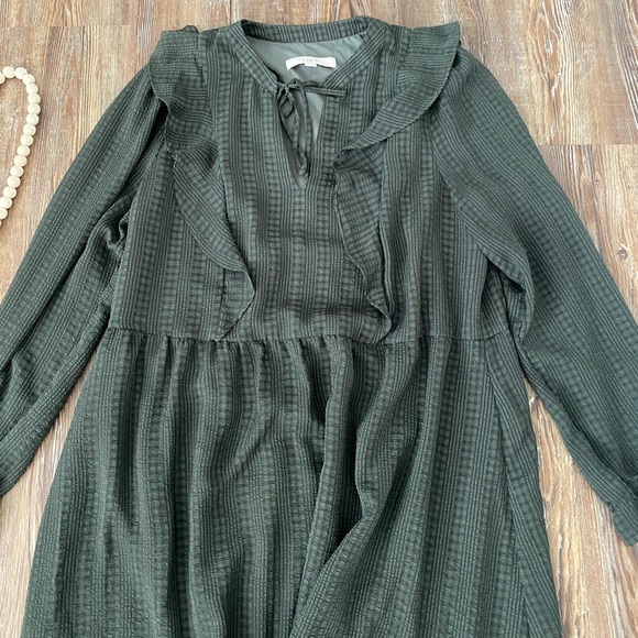 LOFT Ruffle Dress - Picture 2 of 4